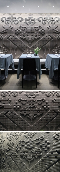 The Story Behind Olivo’s Striking Stone Tapestry Walls