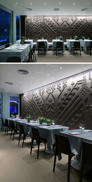 The Story Behind Olivo’s Striking Stone Tapestry Walls