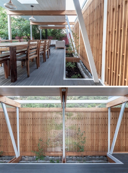 This mid-century modern inspired pool house design turns entertaining into an art form