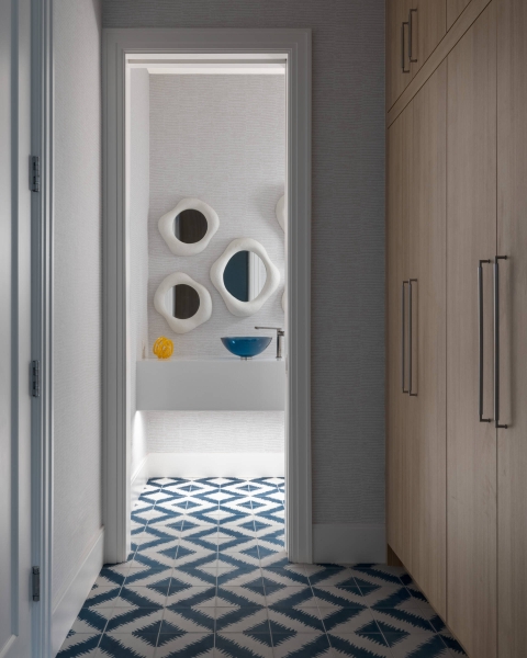 A room-by-room look at a softly styled, soothing modern home