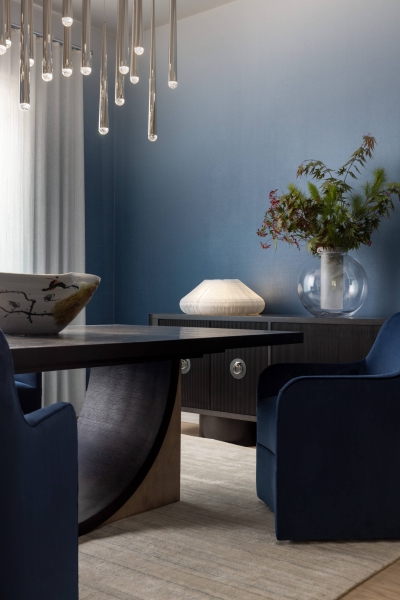 A room-by-room look at a softly styled, soothing modern home