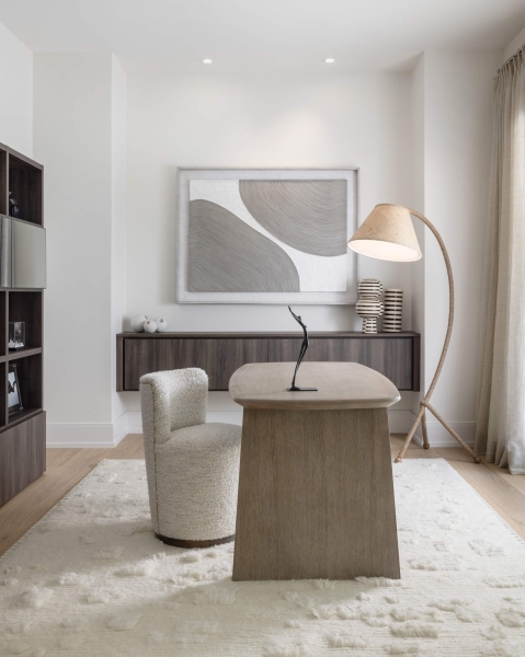 A room-by-room look at a softly styled, soothing modern home