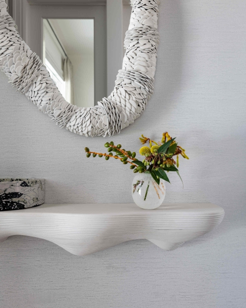 A room-by-room look at a softly styled, soothing modern home