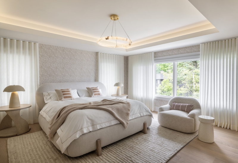 A room-by-room look at a softly styled, soothing modern home