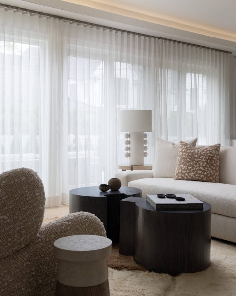 A room-by-room look at a softly styled, soothing modern home