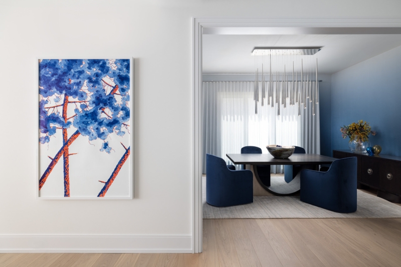 A room-by-room look at a softly styled, soothing modern home