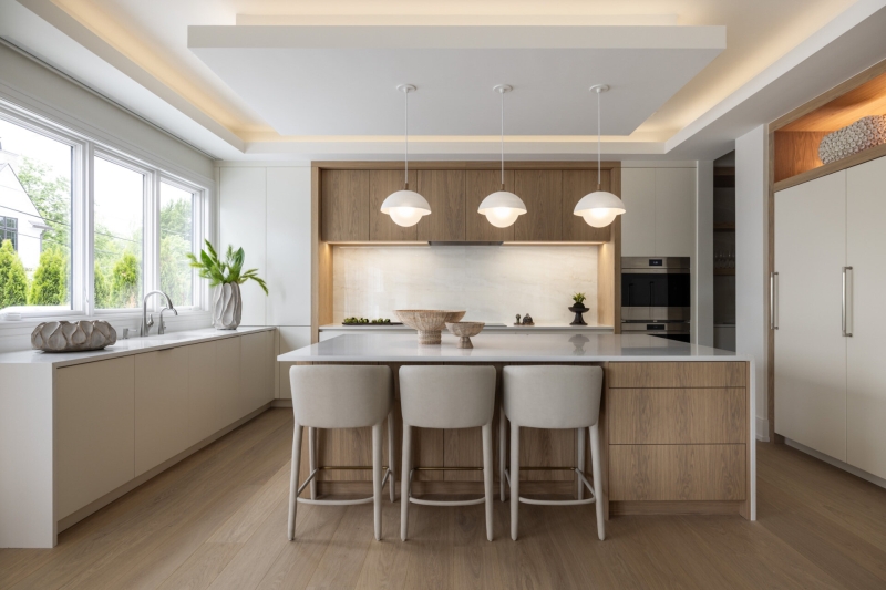 A room-by-room look at a softly styled, soothing modern home