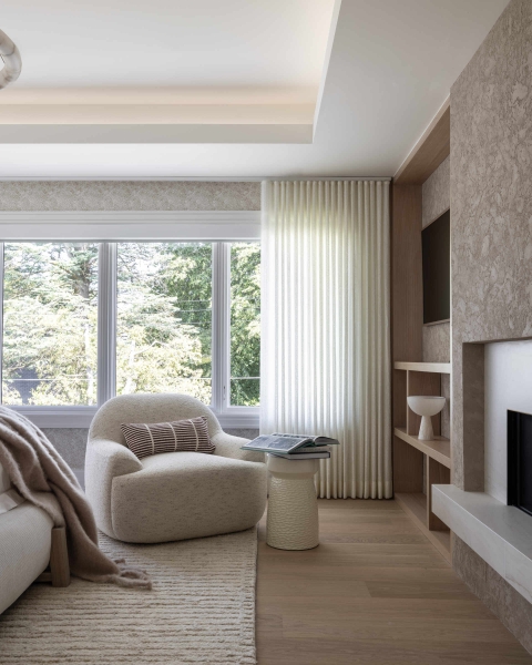 A room-by-room look at a softly styled, soothing modern home