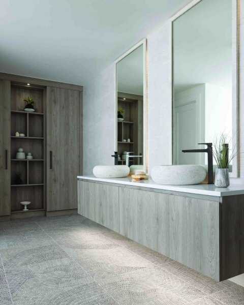 A room-by-room look at a softly styled, soothing modern home