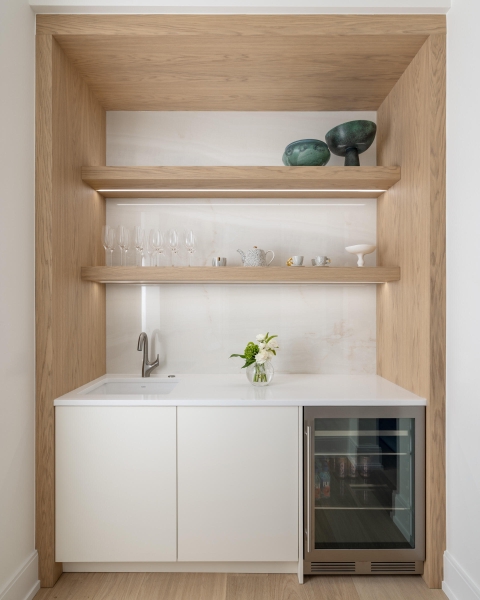 A room-by-room look at a softly styled, soothing modern home