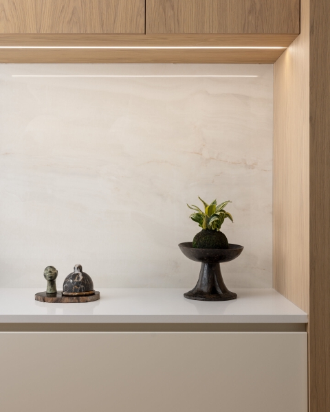 A room-by-room look at a softly styled, soothing modern home