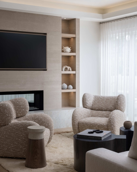 A room-by-room look at a softly styled, soothing modern home