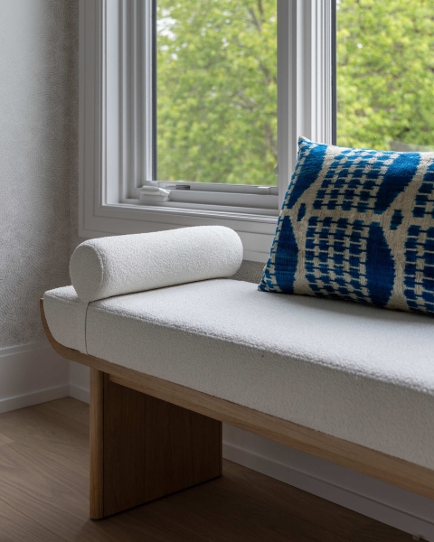 A room-by-room look at a softly styled, soothing modern home