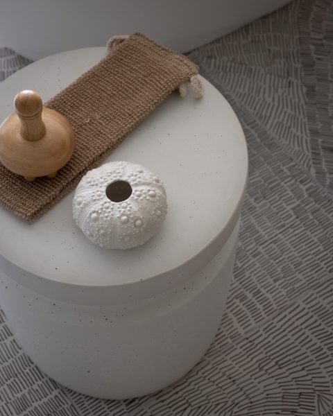 A room-by-room look at a softly styled, soothing modern home