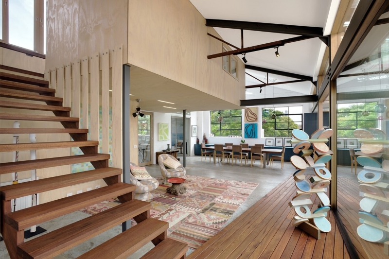 A Warehouse Transformed into a Light-Filled, Sustainable Family Home