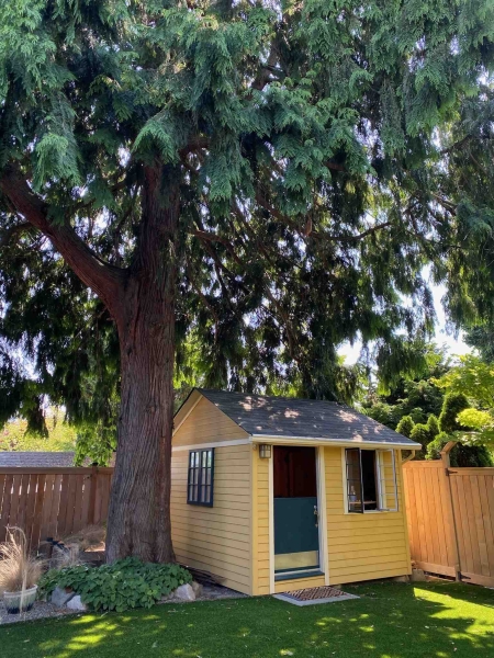 How a Seattle Family Built a Backyard Office for Two Using Off-the-Shelf Materials