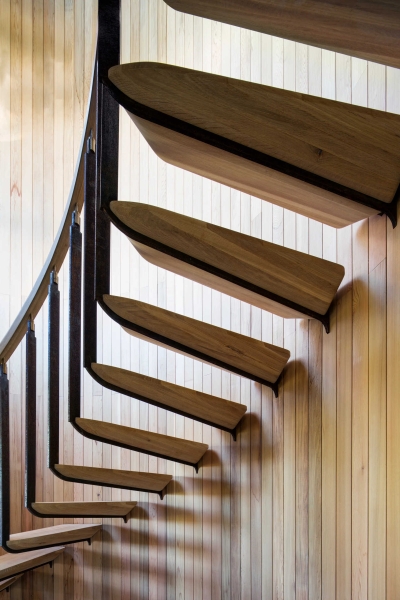 Inside a Forest Cabin Home That Rises Among the Trees