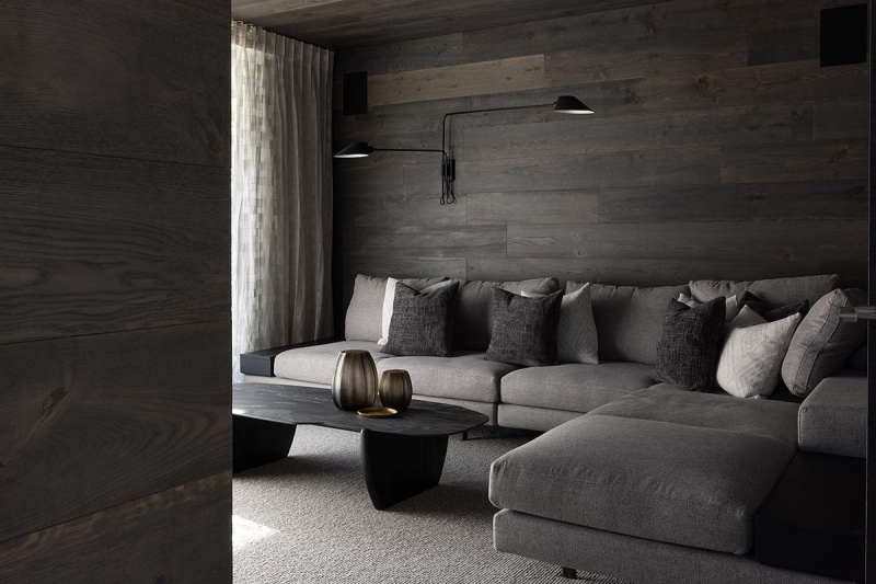 Inside a Stone-Clad Home That Frames Mountain Views