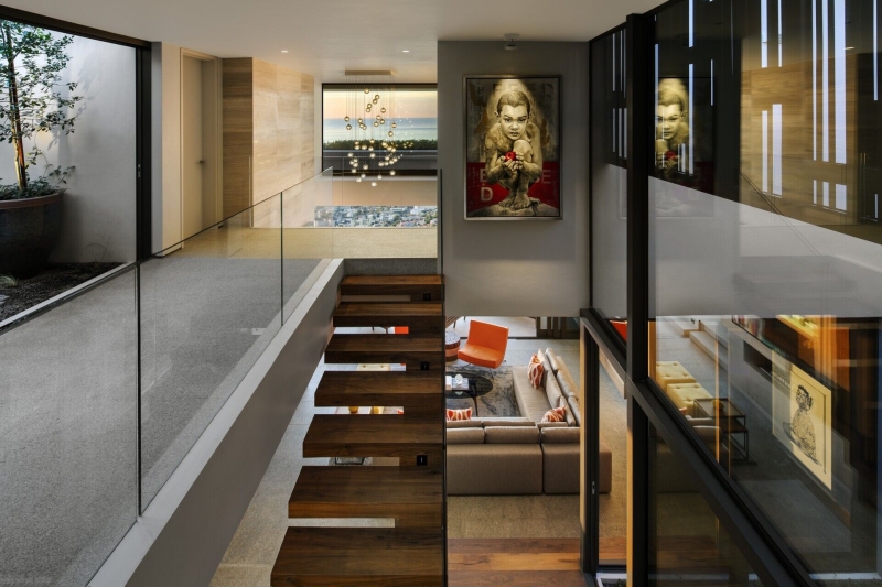 Inside the glamorous villa where art, marble, and ocean views take centre stage