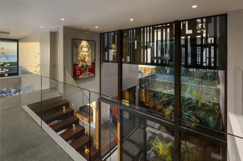 Inside the glamorous villa where art, marble, and ocean views take centre stage