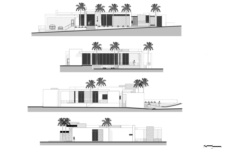 Resort looks without leaving home, a courtyard compound built for two signals quiet status