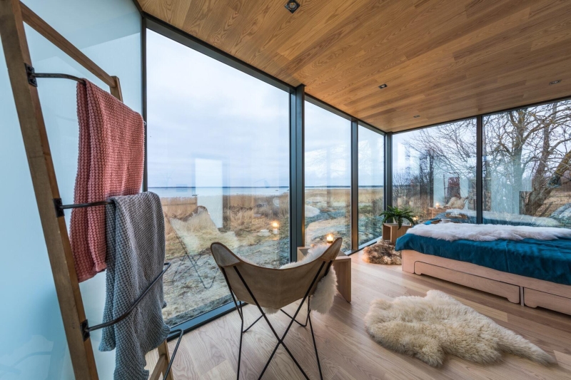 See inside a prefab modular cabin that was installed in a single day