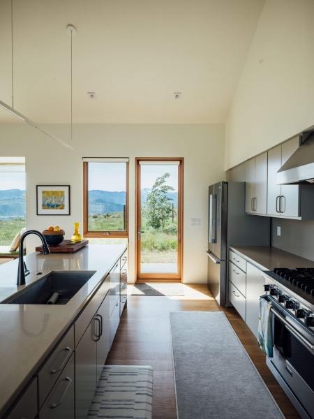 The cozy window seat with mountain views everyone wants