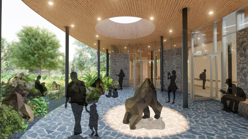 The Ellen DeGeneres Campus of the Fossey Gorilla Fund | MASS Design Group