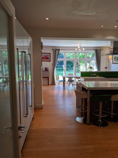 The London House with a Secret Basement, Double-Height Courtyard and Green Wall