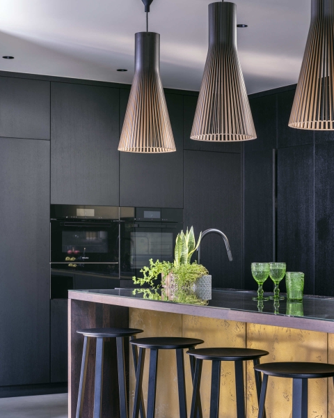 The London House with a Secret Basement, Double-Height Courtyard and Green Wall