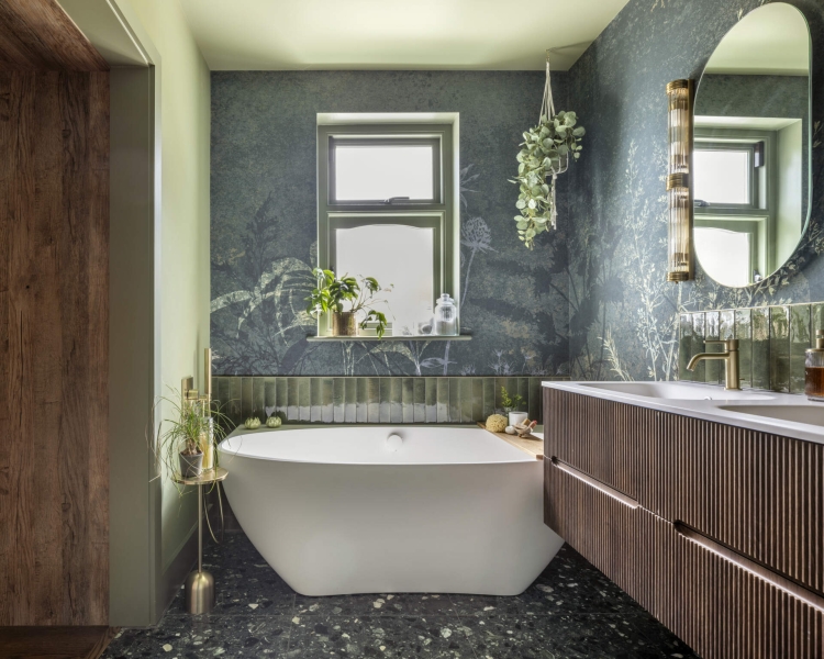 The London House with a Secret Basement, Double-Height Courtyard and Green Wall