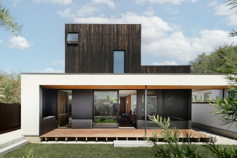 This Courtyard House Wraps Around Quiet Gardens