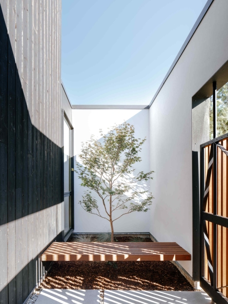This Courtyard House Wraps Around Quiet Gardens