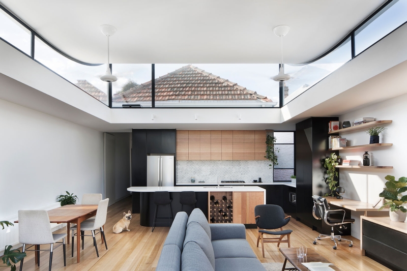 This House Turned A Narrow Property Into A Light-Filled Home