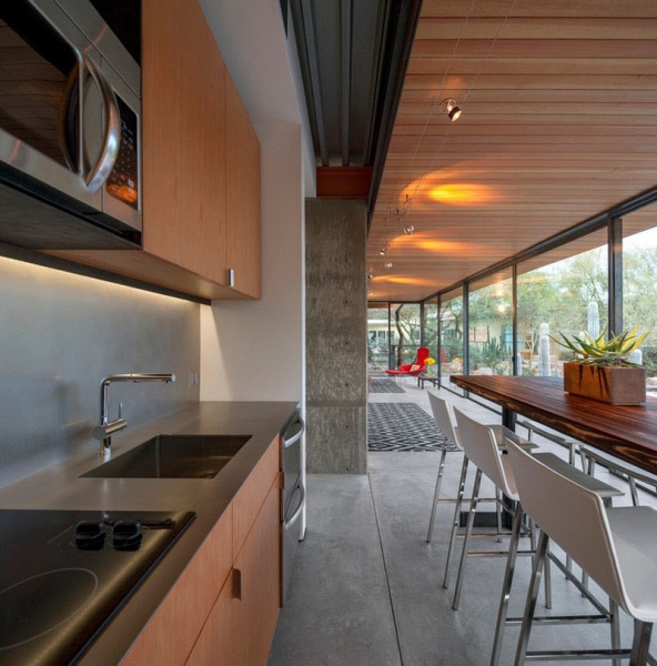 You’d never guess this guest house started life as a horse barn