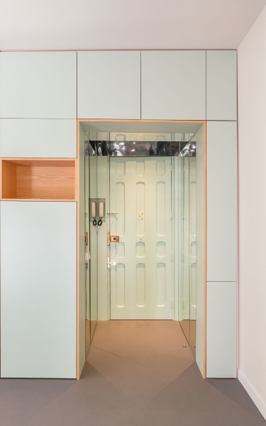 A Pocket Sized Home with a Raised Bedroom and Plenty of Storage