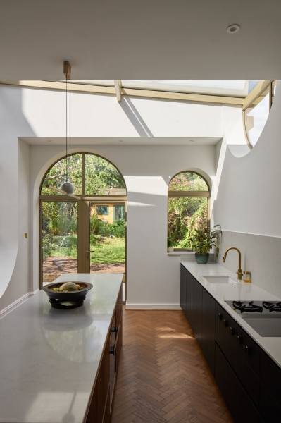 Inside the Edwardian House Reimagined with Playful Brick Arches