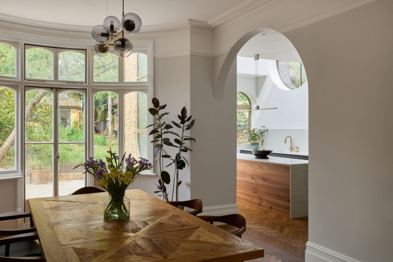 Inside the Edwardian House Reimagined with Playful Brick Arches