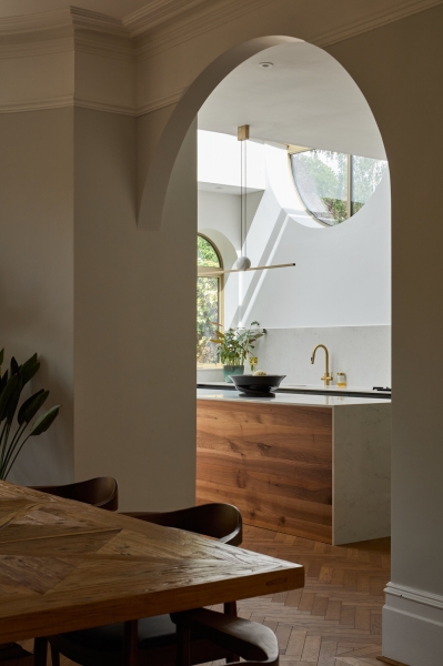 Inside the Edwardian House Reimagined with Playful Brick Arches