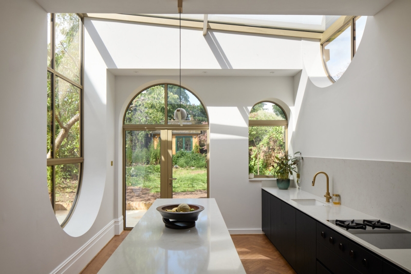 Inside the Edwardian House Reimagined with Playful Brick Arches