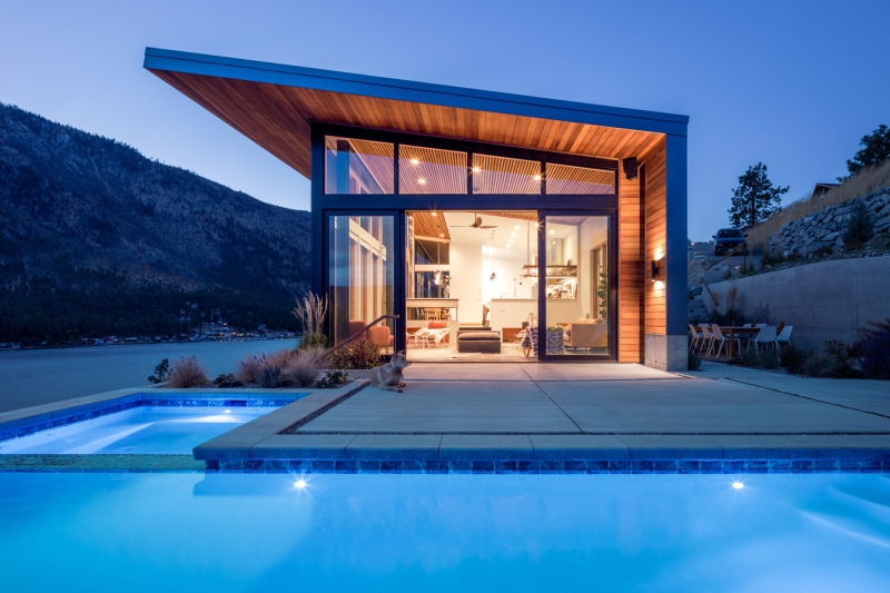 Inside the Lakeside Home That Turns a Steep Slope Into Easy Living