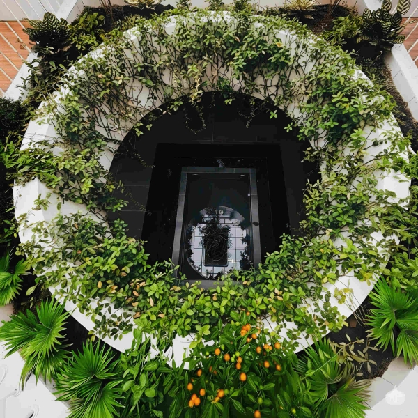 The Koi Pond and Hanging Garden That Becomes the Heart of Daily Living