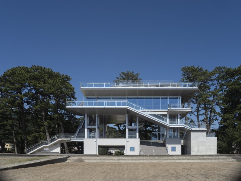 Tsunami Evacuation Complex: Terrasse Orange Toi | Imai Laboratory, IIS, U Tokyo + Nippon Koei Urban Space