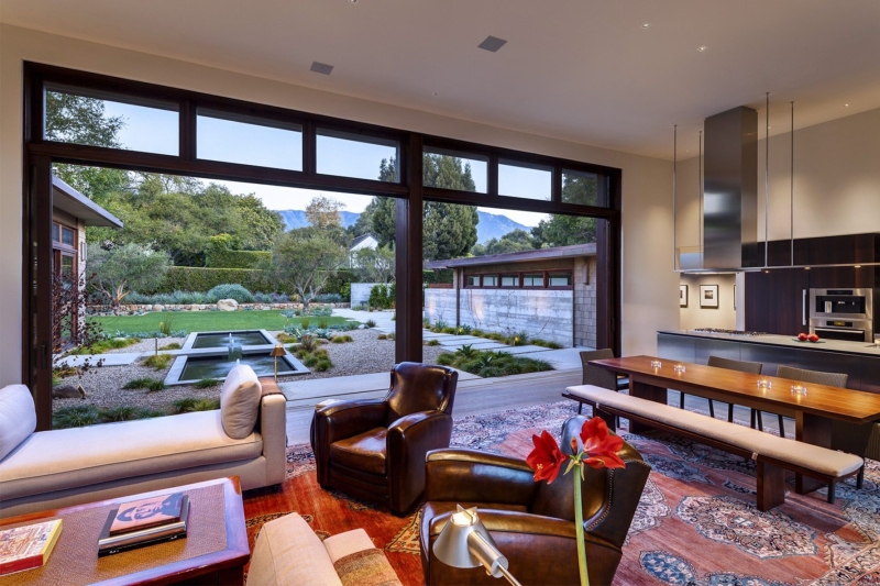Zen Meets Mid-Century Cool in This Effortlessly Elegant Montecito Home