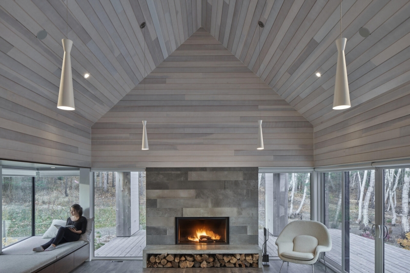 A Collection of Prefab Cabins on the Coast of Canada