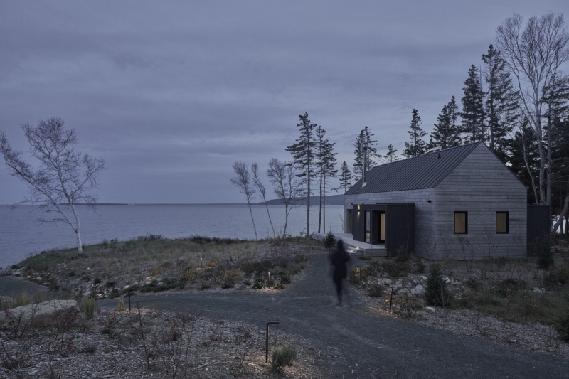 A Collection of Prefab Cabins on the Coast of Canada