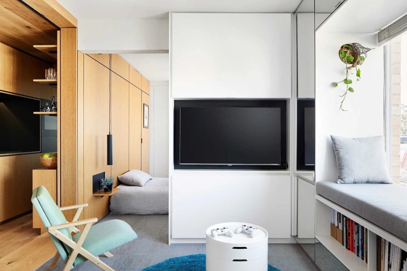 A Small Apartment Packed With Clever Hidden Features