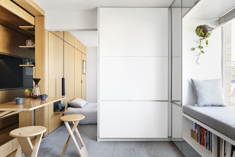 A Small Apartment Packed With Clever Hidden Features
