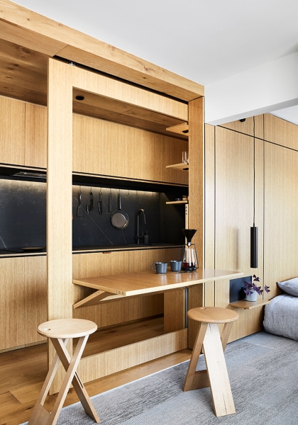 A Small Apartment Packed With Clever Hidden Features
