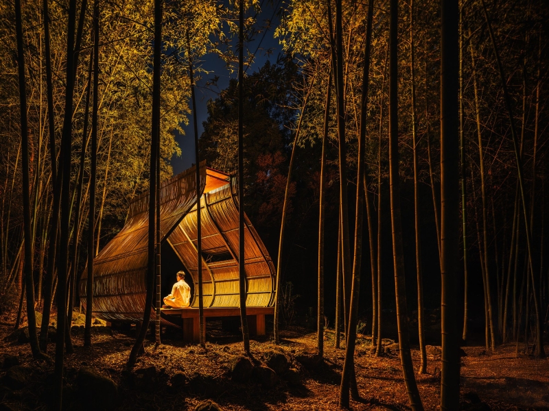 Bamboo Cabin Plan : Sticky Rice Dumpling | Cheng Tsung FENG Design Studio